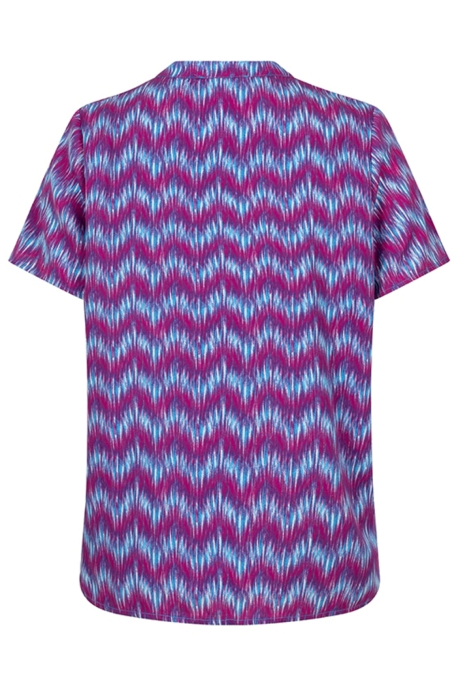 BLOUSE MAYRA QE07 812 Multi Wave Print
